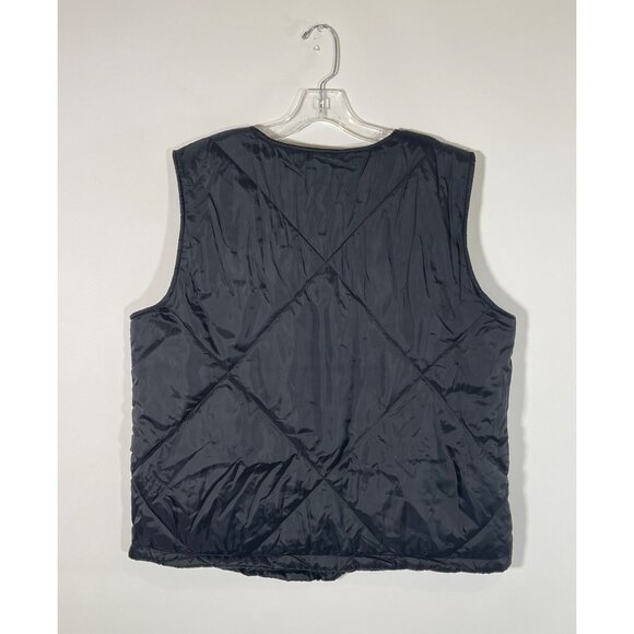 NWT SOCIALITE Women's Lightweight Quilted Full Zip Vest Black - Picture 6 of 7